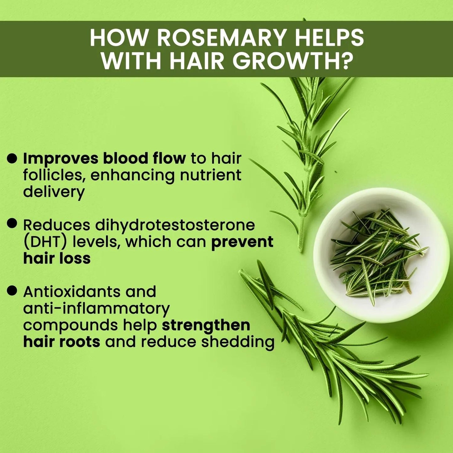 Rosemary Water, Hair Spray For Regrowth